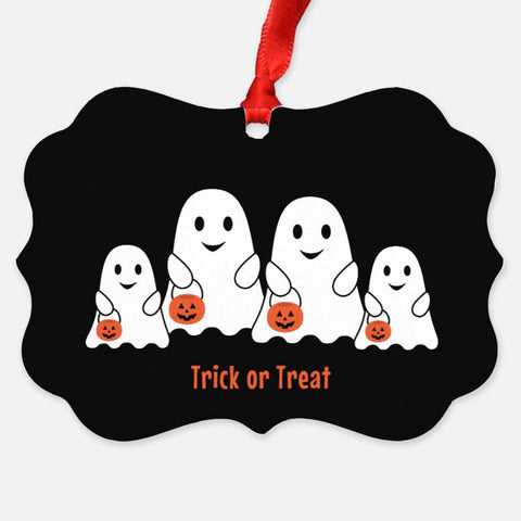 Trick or Treat Ghost Ornament