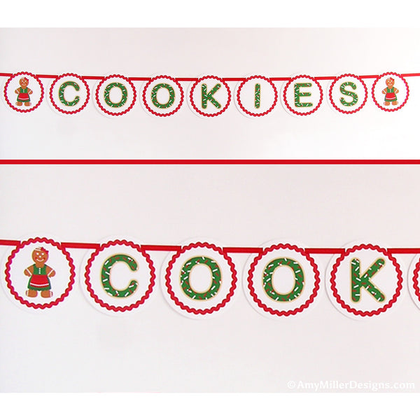 Holiday Cookie Swap Exchange Banner | Amy Miller Designs holiday-cookie-swap-exchange-banner-amy-miller-designs