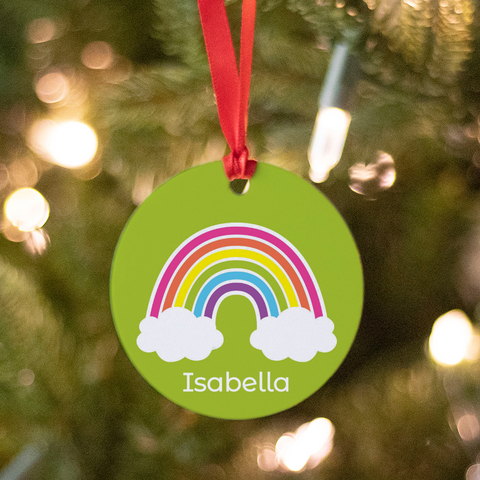 Rainbow Christmas Tree Ornament