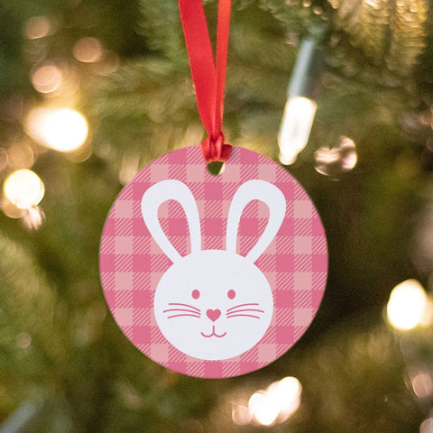 Green Bunny Easter Ornament