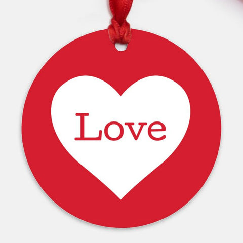 Red Love Heart Ornament