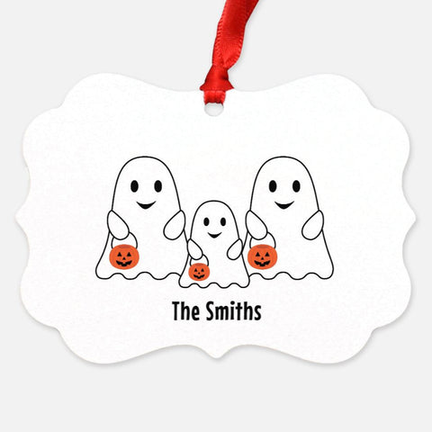 Ghost Family Halloween Ornament