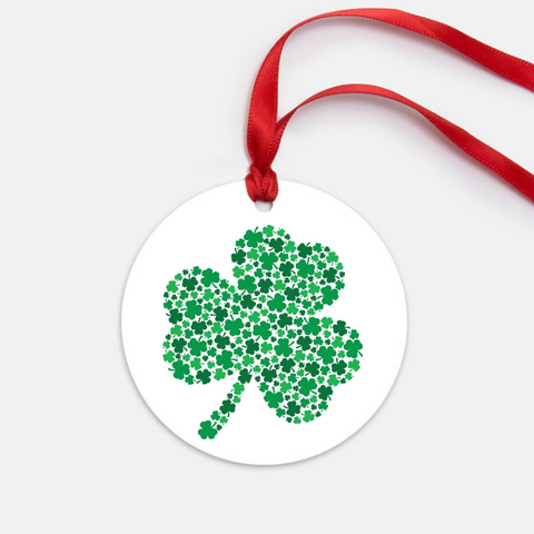 St Patricks Day Shamrock Ornament