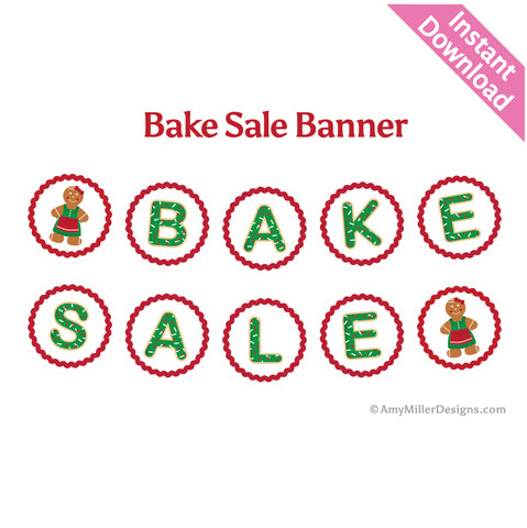 Christmas Bake Sale Banner