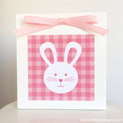 Easter Bunny Wooden Sign