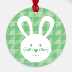 Green Rabbit Ornament
