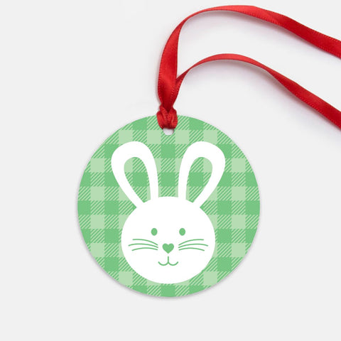 Green Easter Bunny Ornament
