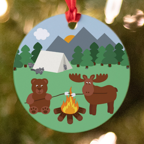 Forest Animal Christmas Ornament