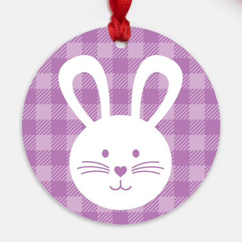 Purple Easter Bunny Ornament
